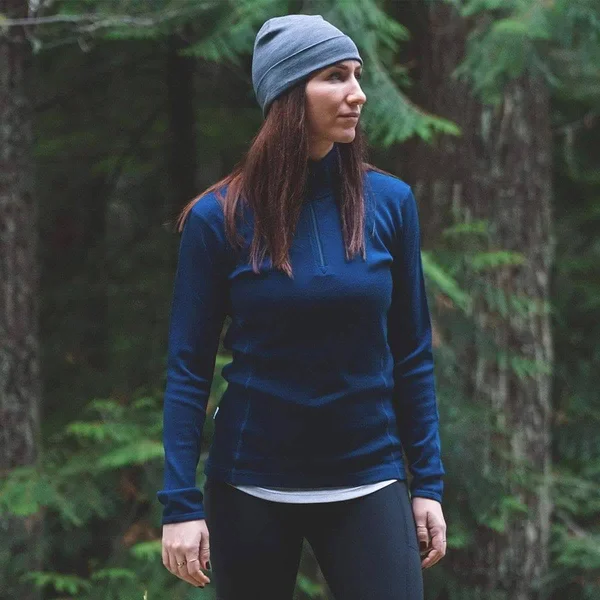 Minus33 Merino Wool Clothing Sequoia Women's Midweight 1/4 Zip