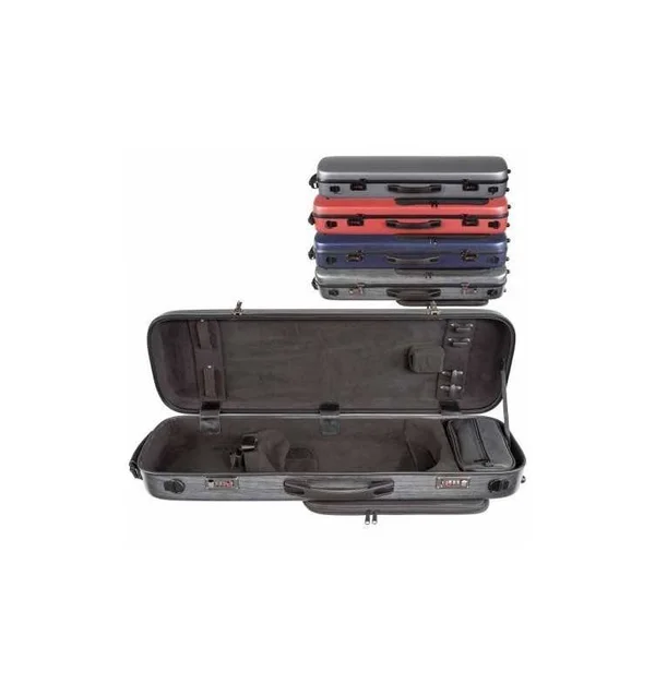 Core CC450 Oblong Scratch-Resistant Violin Case Black