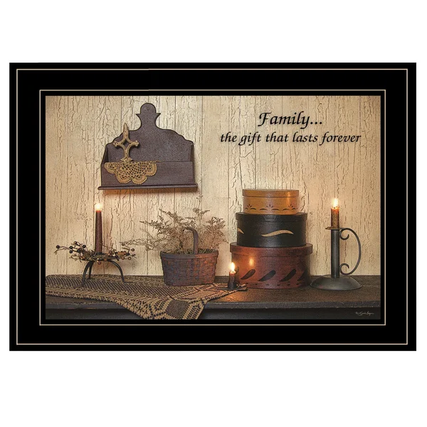 TrendyDecor4U Forever Family by Susie Boyer Framed Print BOY537-704G