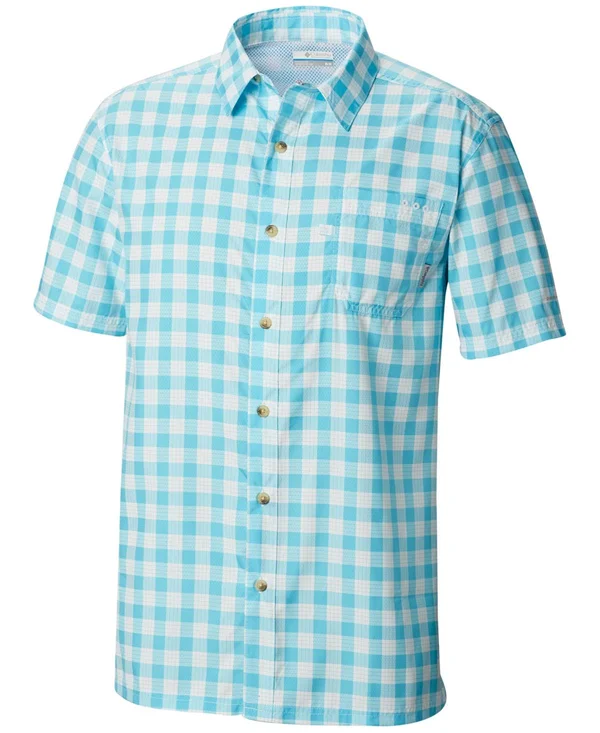 Columbia Mens PFG Super Slack Tide Plaid Shirt