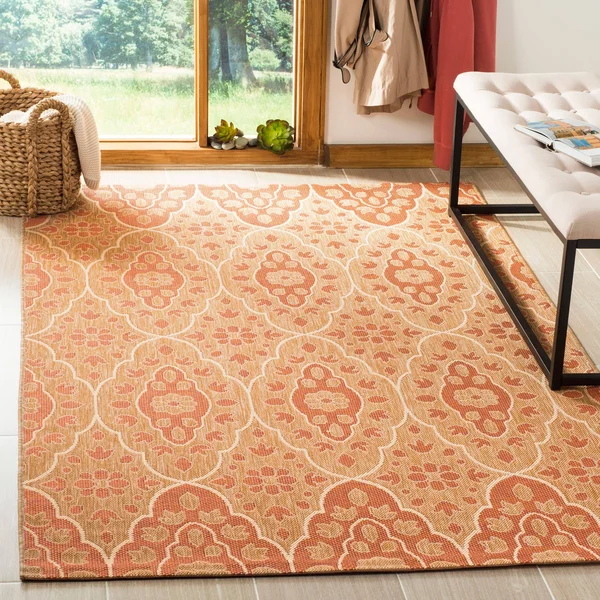 Safavieh Martha Stewart MSR4115 Grey/Aqua 9& x 12& Area Rug