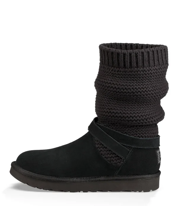 Ugg Purl Strap Boot 5 Women's Black