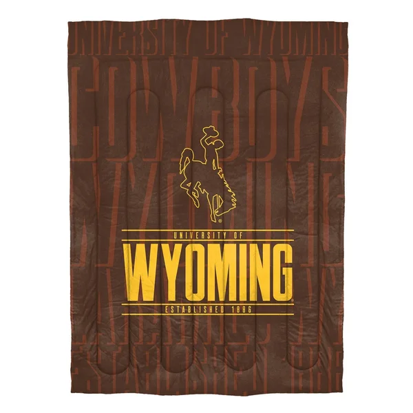 Wyoming Cowboys Modern Take Twin Comforter Set