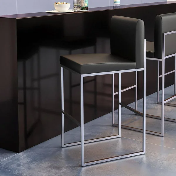 Zuo Modern Genoa Barstool Gray