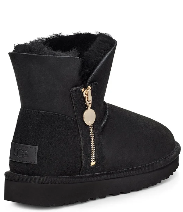 Ugg Women's Bailey Zip Mini Sheepskin 1112481 - 9, Grey