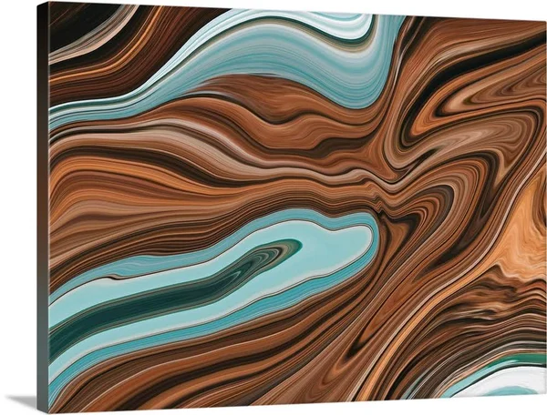 Earthen Agate - Canvas Wall Art, 40x30, Great Big Canvas