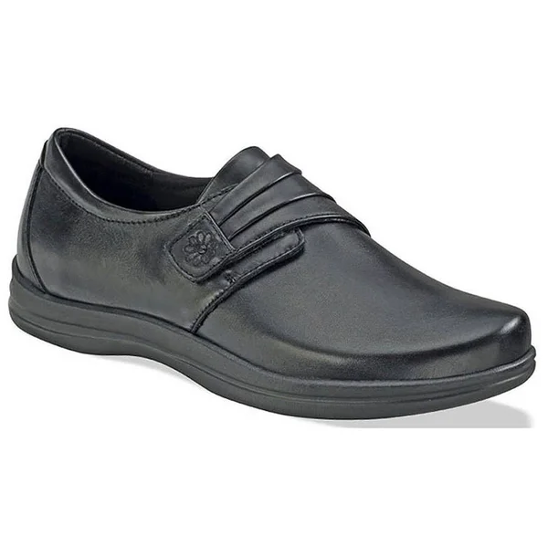 Women's Apex Linda Classic Monk Strap - Size: 9.5, Black