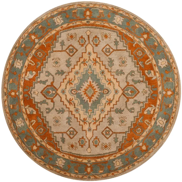 Safavieh Heritage Light Blue/Rust 4 ft. x 6 ft. Area Rug