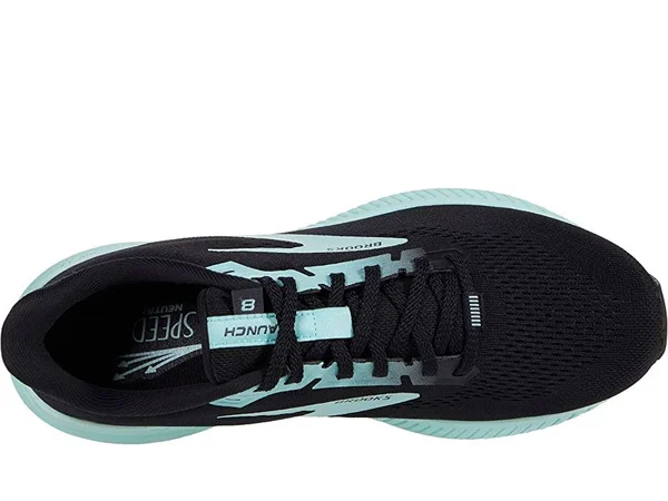 Brooks Women's Launch 8 - Black, Ebony, Blue Tint