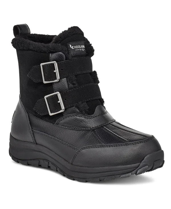 Koolaburra by Ugg Imree Moto Women's Boot (Black - Size 8.5 - Suede)