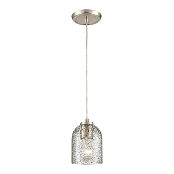 Elk Lighting 85395/1 Sprinkle - 1 Light Mini Pendant Satin Nickel