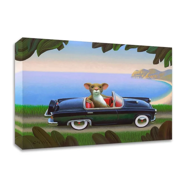 Tangletown Fine Art 18x22 x 24x22 Mouster by Chris Miles Print on Canvas