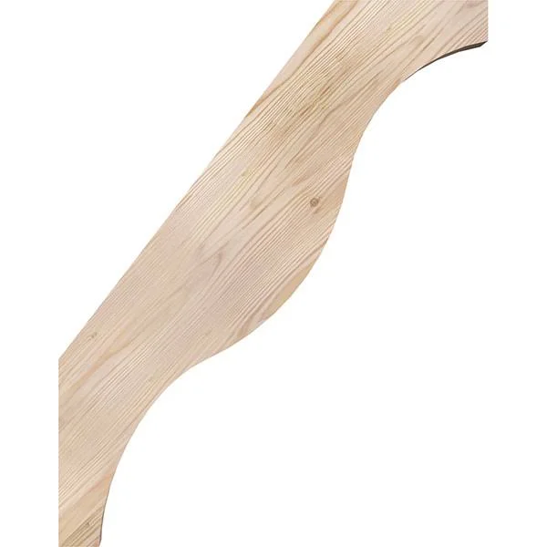 3 1/2x22W x 22x22D x 28x22H Funston Smooth Brace, Douglas Fir