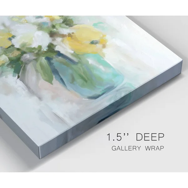 Impasto Bouquet-Premium Gallery Wrapped Canvas - Ready to Hang - 24x24