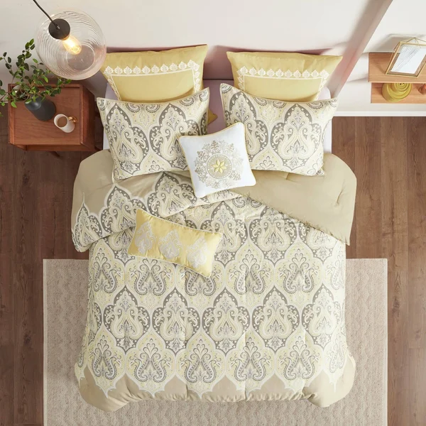 The Curated Nomad Largo Cotton 7-Piece Comforter Set - Full - Queen