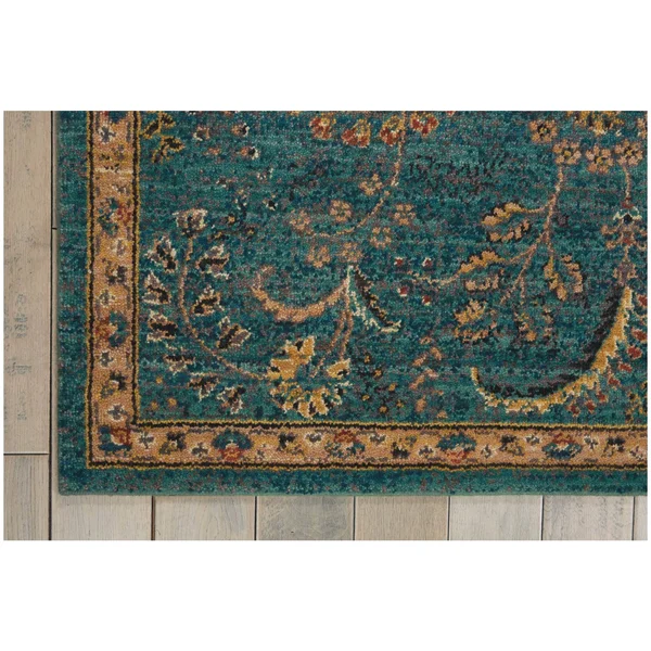 Nourison 2020 NR204 6&6x22 x 9&5x22 Area Rug - Teal