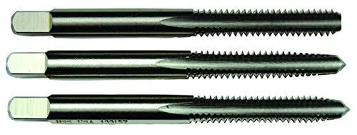Morse Cutting Tools 32725 Straight Flute Hand Tap Sets - High-Speed Ste