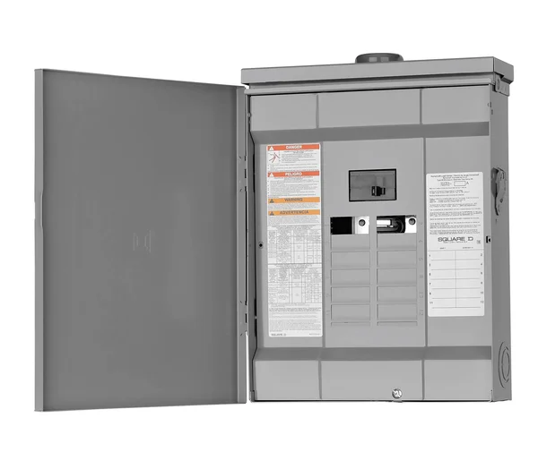Square D HOM1224M100PRB Homeline Outdoor Main Breaker Load Center - 100 Amp, 12-Space 24-Circuit