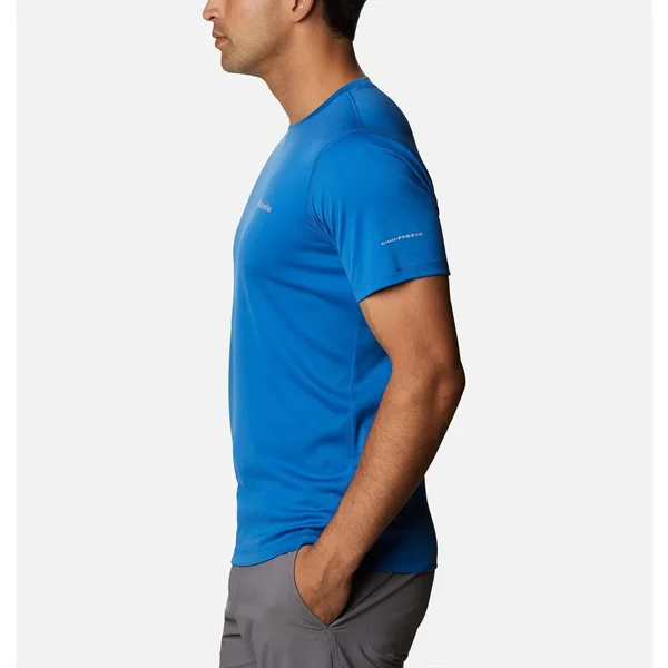 Columbia Men's Zero Rules Short Sleeve Shirt - XXL - Blue