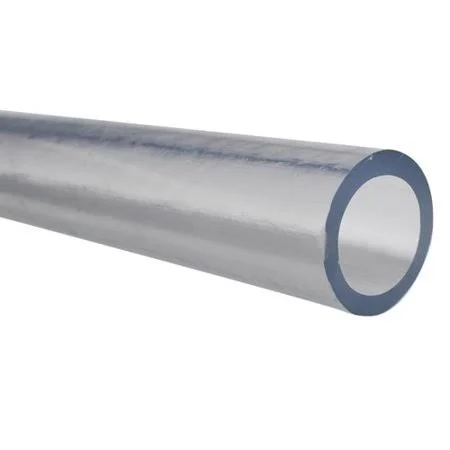 Clear PVC Tubing for Food - Beverage and Dairy - Inner Diameter 1-1/4 inch - Outer Diameter 1-1/2 inch - 10 ft