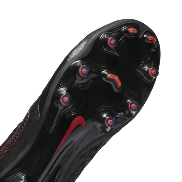 Nike Tiempo Legend 8 Elite FG Firm Ground Soccer Cleat Black/Dark Smoke Grey/Chile Red - 13