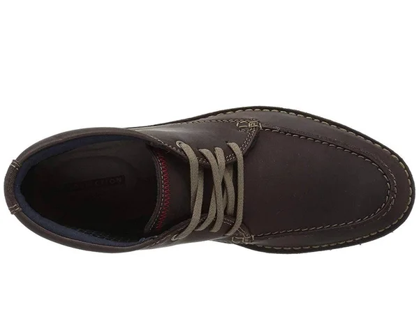 Mens Dark Brown Leather Clarks Vargo Rise Size 11.5