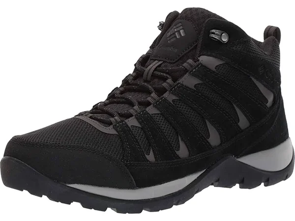 Columbia Redmond V2 Mid Waterproof Black/Dark Grey, Women's, Size: 7 Wide