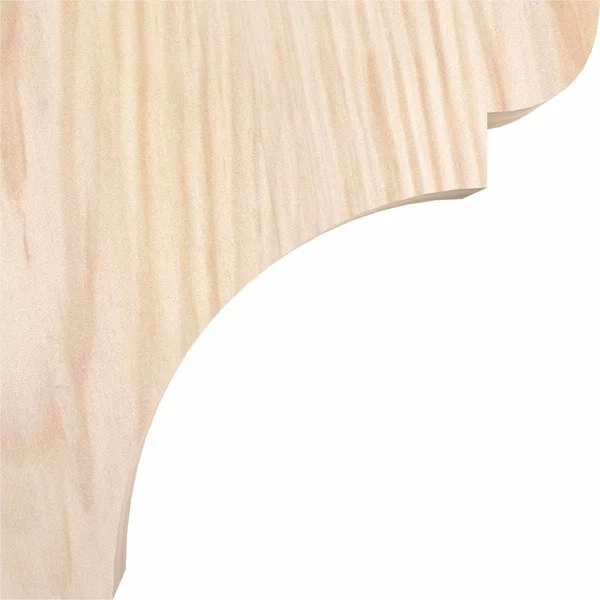 Ekena Millwork COR06X06X06YOR00SDF 5 1/2x22W x 6x22D x 6x22H Yorktown Smooth Corbel - Douglas Fir