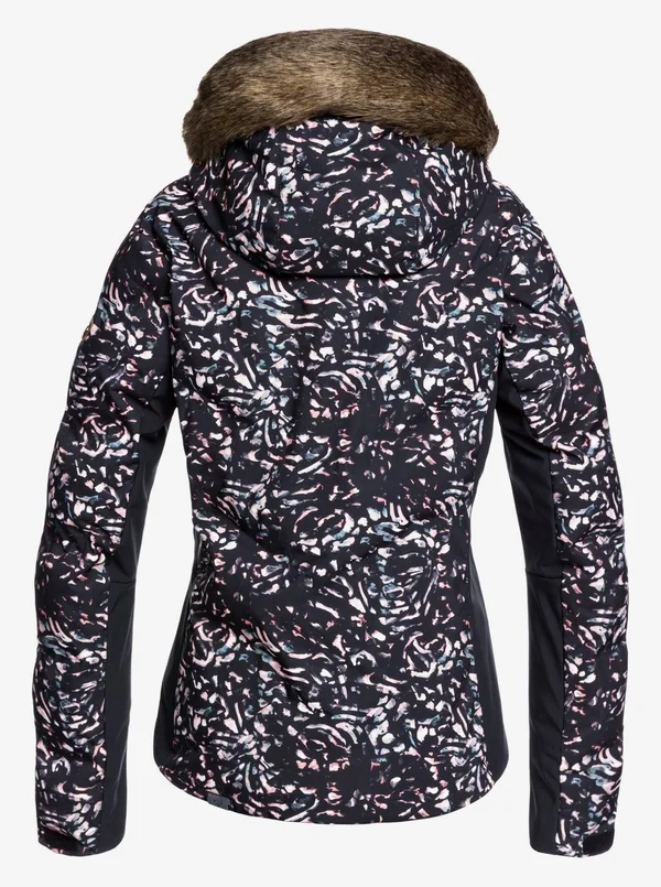 Roxy Women's Snowstorm Snow Jacket, Medium, Bright White