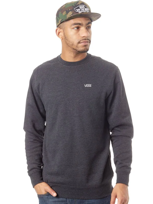 Vans Basic Zip Hoodie (Black Heather) Men's Small