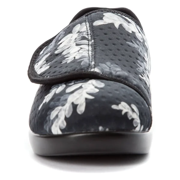Propet Women's Cush N foot, Size: 8, Black Floral