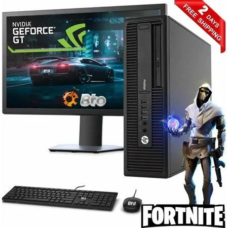 Gaming HP ProDesk 600 G1 SFF Computer Desktop PC Intel Core i5 Processor, 16GB Ram, 1TB Hard Drive, Nvidia GeForce GT 1030 Ddr5