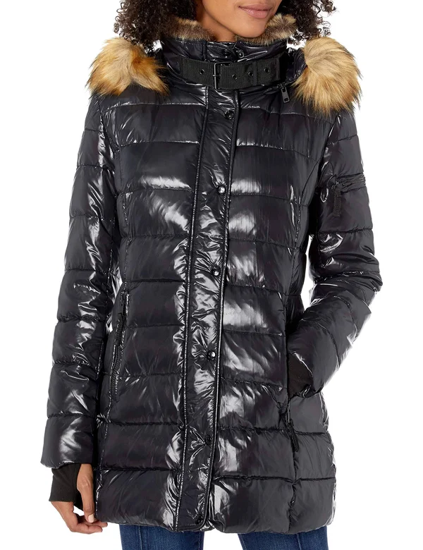 S13 Women's Chelsea Down Jacket, Size: Large, Black