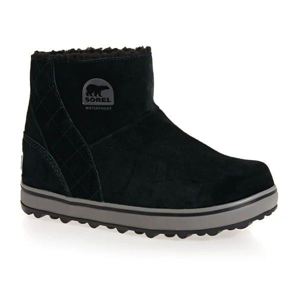 Sorel Glacy Short Black - Women Waterproof Winter Boots (Size EU 36.5 - Color Black - Shark)