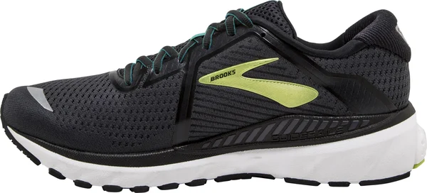 Brooks Adrenaline GTS 20 12, Black/Lime/Blue Grass (Men's)