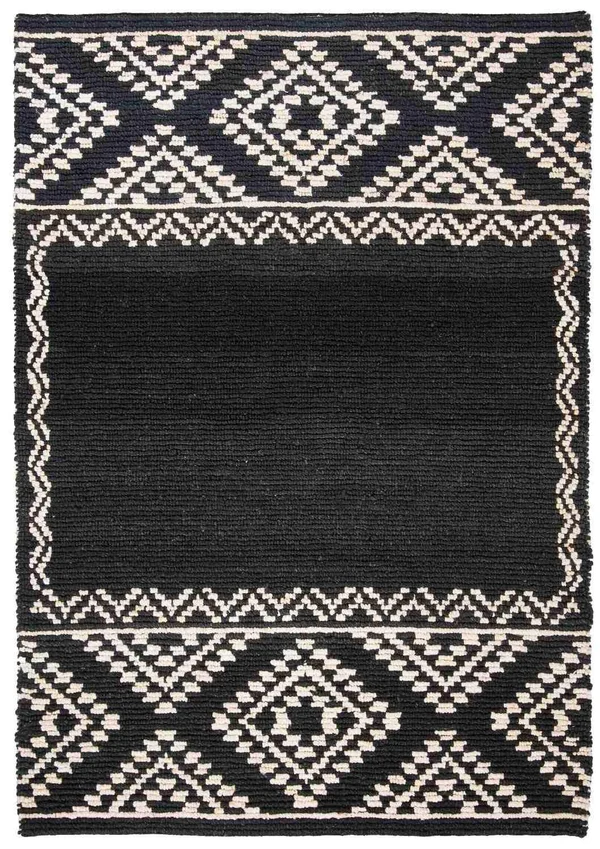 Safavieh Natural Fiber Rug Collection NF552Z - Black - 5& x 8&