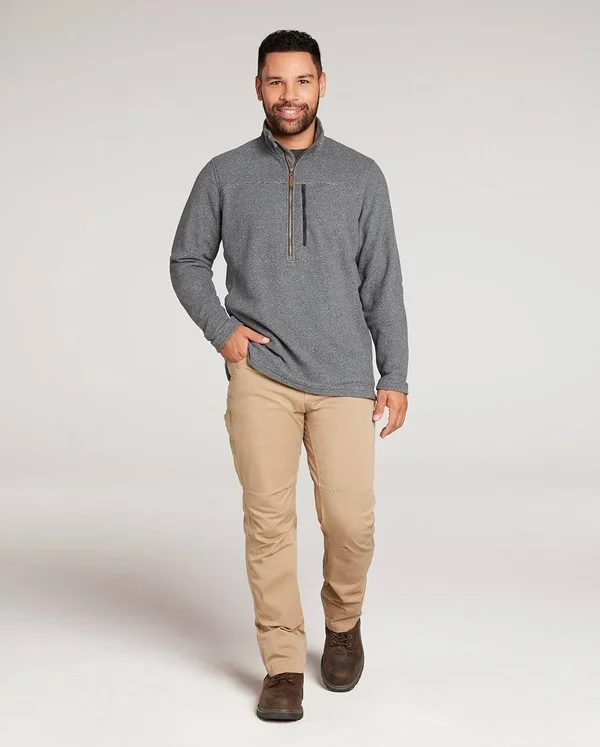 Sherpa Men's Rolpa Zip Tee Kharani, M