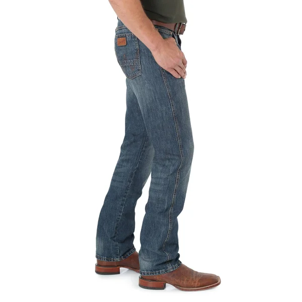 Wrangler Men's Retro Jeans Slim Straight (38x34 Dark Knight)