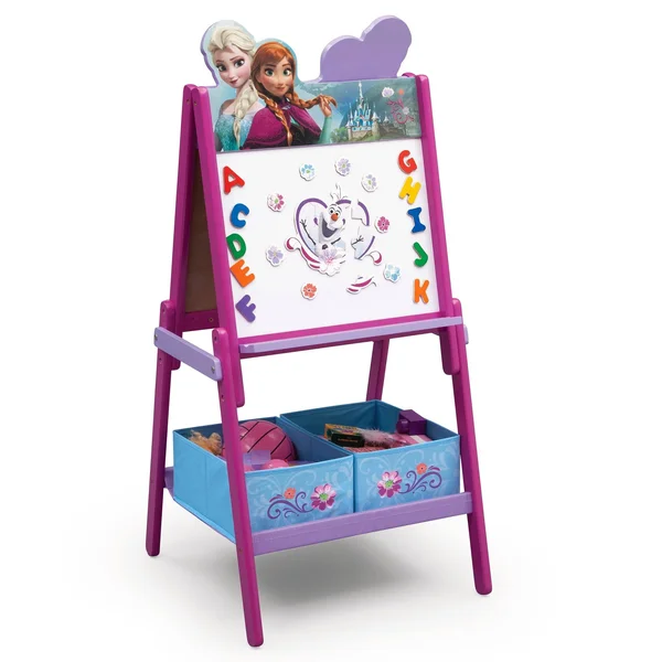 Delta Children Wooden Double Sided Activity Easel - Frozen