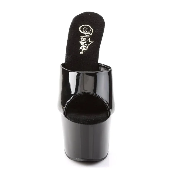 Pleaser - ADORE-701 14 - Clear/Silver Chrome