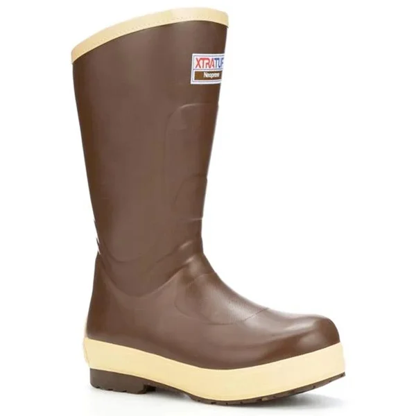 Xtratuf Legacy Mens 2.0 - 15 inch Tan Plain Toe Insulated Fishing Boots - Size 10 - Men's, Brown