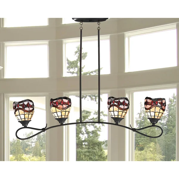 Dale Tiffany TH12427 Fall River 4-Light Island Pendant