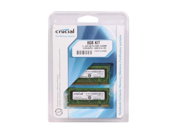 Crucial 8GB Kit (4GBx2) DDR2 800MHz