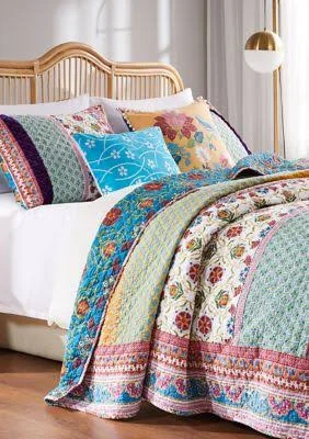 Greenland Home Fashions Thalia Quilt Set, Full/Queen