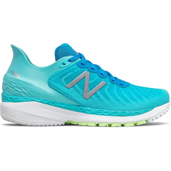 New Balance Women's Fresh Foam 860v11 Virtual Sky-Bleached Lime Glo, 5.5