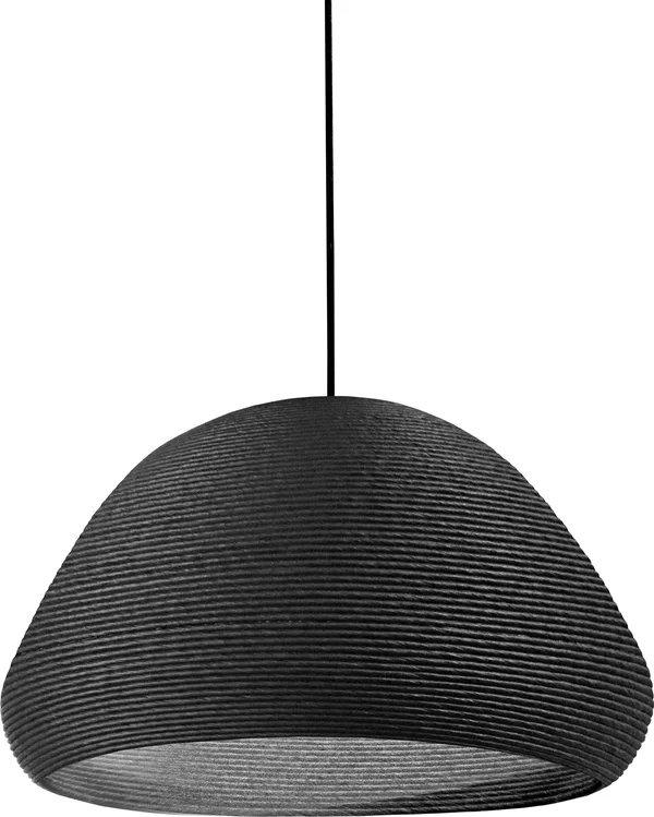 Dainolite 1 Light Pendant, Black Finish MAS-161P-BK