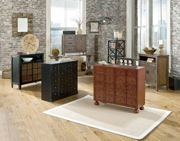 Ashley Vennilux Console Table - Brown