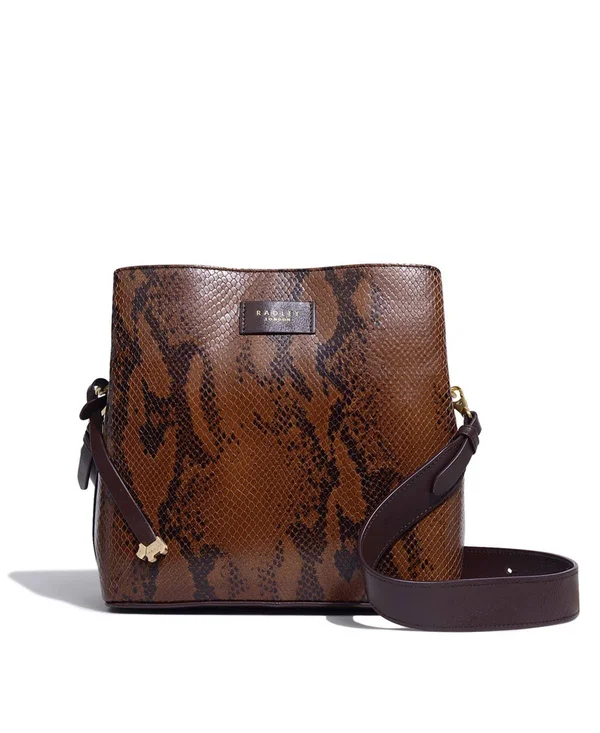 Radley London Dukes Place Faux Snake Medium Compartment Crossbody