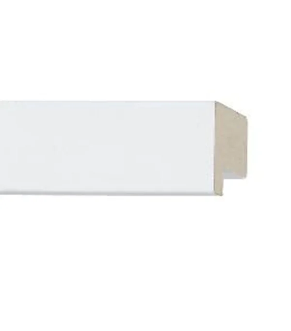 CustomPictureFrames White Wood Picture Frame - Made to Display Artwork Measuring 42x20 Inches