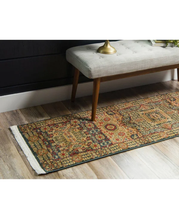 Unique Loom Jackson Palace Rug (Blue - 2&7x22 x 10& Runner)